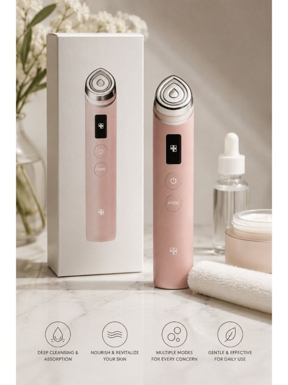 Medicube AGE-R Booster Pro Pink Facial Device Korean Skincare Tool Sealed NIB